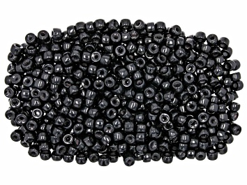 Picture of Czech Glass Black 1 LB Bag of Asst Shape, Color & Size Beads, No 2 Bags Alike