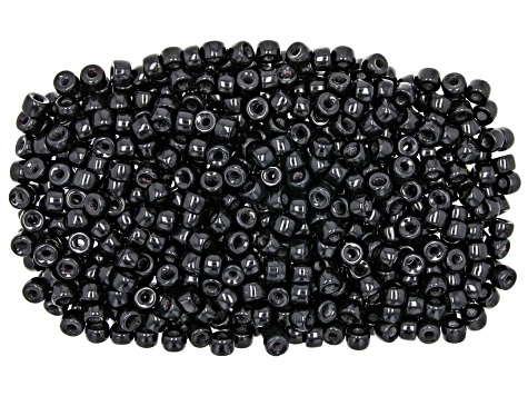 Czech Glass Black 1 LB Bag of Asst Shape, Color & Size Beads, No 2 Bags Alike