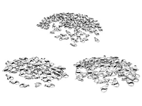 Stainless Steel 9mm, 13mm, &10mm Lobster Clasp Set of 200