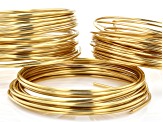 Jewelers Brass Set & Bare Gold Wire Set Total of 575 Feet