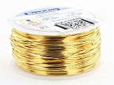Round German Style Wire 20 Gauge in Silver & Gold Tone 1lb Spool Set of 2