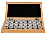 Beadalon Wooden Component Case with 24 Containers appx 22x16mm