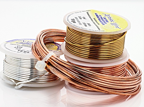 Artistic Wire Kit includes 16 Gauge Copper, 18 Gauge Copper, 18