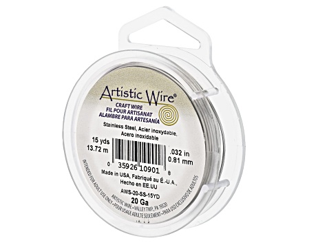 Craft Wire, 20 Gauge Silver Jewelry Wire for Jewelry Making and Crafts with  26 Gauge Silver Wire and Pliers 