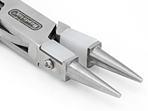 Stainless Steel with Nylon Insert Plier Kit Includes Round, Flat, Chain, Bent Chain, & Cutter