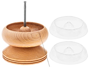 Spin-N-Bead with Curved Big Eye Needle and Two Quick Change Trays