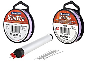 Lilac Wildfire Bead Weaving Thread Essentials Set