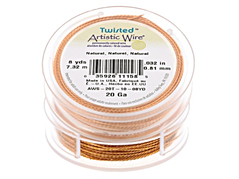 Twisted Artistic Wire Kit of 20GA Spools Set of 8 in 4 Colors