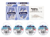49 Strand Most Flexible Bead Stringing Kit includes Wire, Wire Guardians, Findings, And Crimp Covers