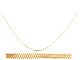 Double Oval 14k Gold Gallery Wire 3.0 inches, One 5" 24ga 14k Gold Half Hard Round Wire