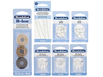 Soft Flex 19-Strand and 49-Strand Beading Wire Set of 6 in