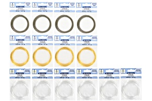 Gold Plated Jump Ring Round 5mm Pack of 100 Gauge 0.95mm 