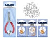 Pinch Bail Kit incl Pinch Bail Pliers And 168 Pinch Bails