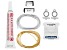 Knot-A-Bead Accessory Kit incl French Wire, Silk Thread, Clasps, Spacers, & Bead Stringing Glue