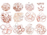 Quick Links Component Kit of 310 Assorted Shape & Size Quick Links, 310 Connectors&12 Lobster Clasps