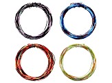 Multi-Color Wire Set of 4 in 20 & 22 Gauge & Economy Wire Twister with 2-5 Holes