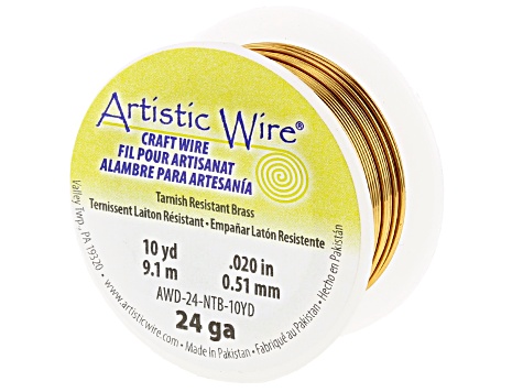 Brass Gallery Wire Supply Kit includes Oval, Heart, and Long Stick Wire
