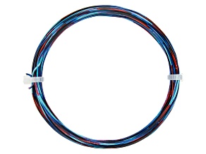 20 Gauge Dark Blue, Light Blue, and Red Multi-Color Wire Appx 25 Feet
