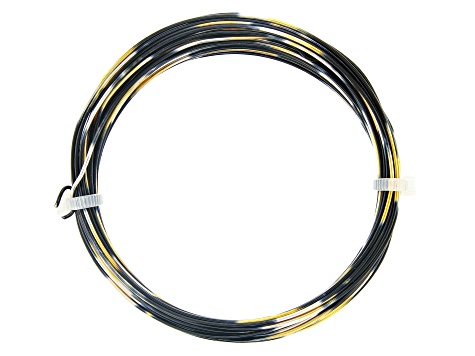 20 Gauge Black, Gold Tone, and Silver Tone Multi-Color Wire Appx 25 Feet