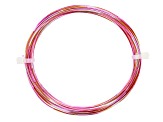 20 Gauge Multi Color Wire in Fuchsia/Orange/Silver Tone Color Appx 25ft Total