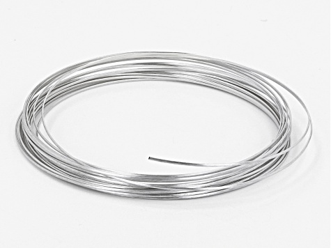 German Style Wire Half Round Tarnish Resistant Silver Plated Medium Temper 21 Gauge 4 M Set of 5