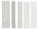 Collapsible Eye Needle Assortment in 5 Sizes Appx 40 Pieces