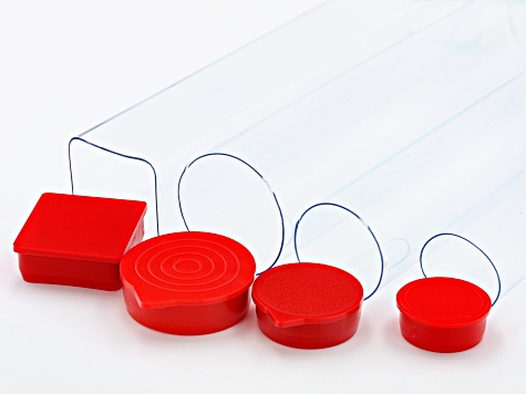 Storage Tube Kit in Square Tube and 3 Sizes of Round Tubes Appx 20 Pieces Total