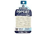 RePEaT 100% Recycled Plastic Bottle Braided Cord Appx 1mm in 5 Colors Appx 25M Total