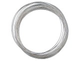 Bracelet Memory Wire 3 Ounces Total in Silver Tone in 3 sizes with End Caps & Glue