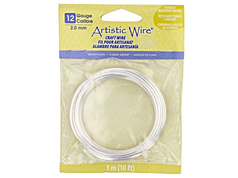 Wire Bending Tool with 12 Gauge, 14 Gauge, and 16 Gauge Silver Tone Round Wire Appx 30ft