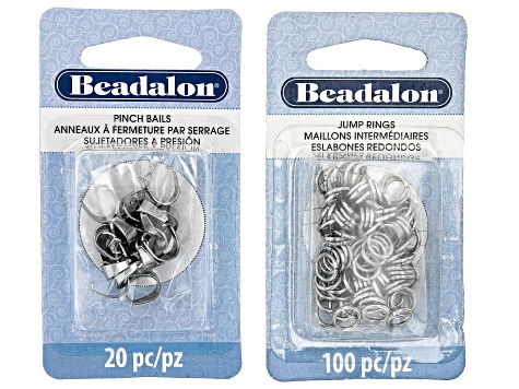 Stainless Steel Findings, Chain, and Wire Supply Kit Appx 460 Pieces Total