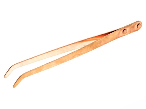 Curved Copper Tong To Use With Pickling Solutions, 8-1/2" Length