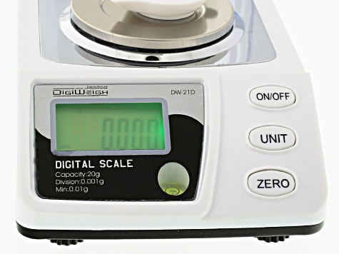 Portable Digital Scale Measures Carat & Gram Weight includes Ac Adapter & Batteries