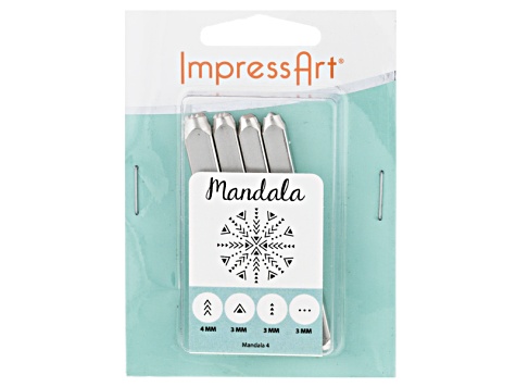 Mandala Design Stamp Kit includes Arrows, Triangles And Dots