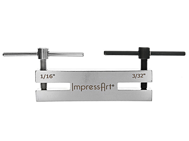 Impress Art® Small 2-Hole Screw Down Punch - Makes 1.6mm and 2.4mm Holes