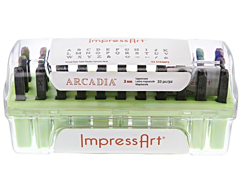 Impress Art® Arcadia Uppercase Letter Stamp Kit