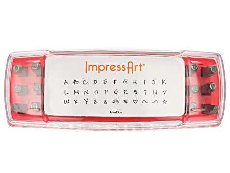 ImpressArt® Scarlett Signature 2.5mm Uppercase Stamp Set