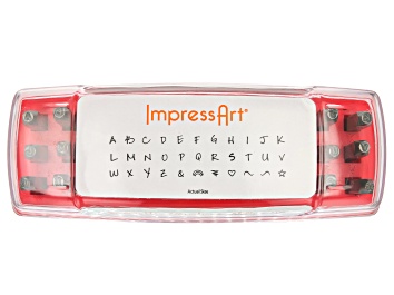 Picture of ImpressArt® Scarlett Signature 2.5mm Uppercase Stamp Set