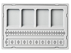 Bracelet Bead Board with Lid for Jewelry Making