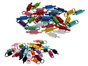 Multicolor Bead Stopper Set of 60