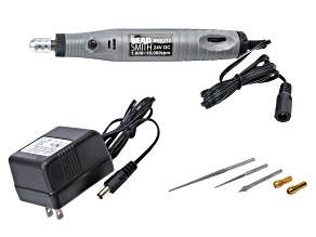 Diamond Tipped 24V Bead Reamer with 3 Attachments