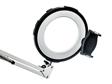 Magnifying Ring Light with USB and Ring Light Phone Attachment