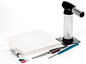 Soldering Basics Supply Kit Includes: Torch, Tweezers, Pick, Board & Paste