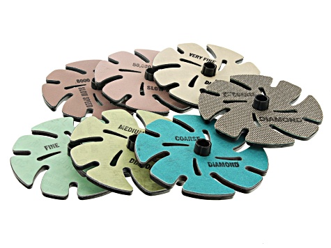 Jooltool ™ 4" Lapidary Add-On Kit includes 7 styles of discs with instructions.