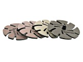 Jooltool ™ 4" Lapidary Add-On Kit includes 7 styles of discs with instructions.