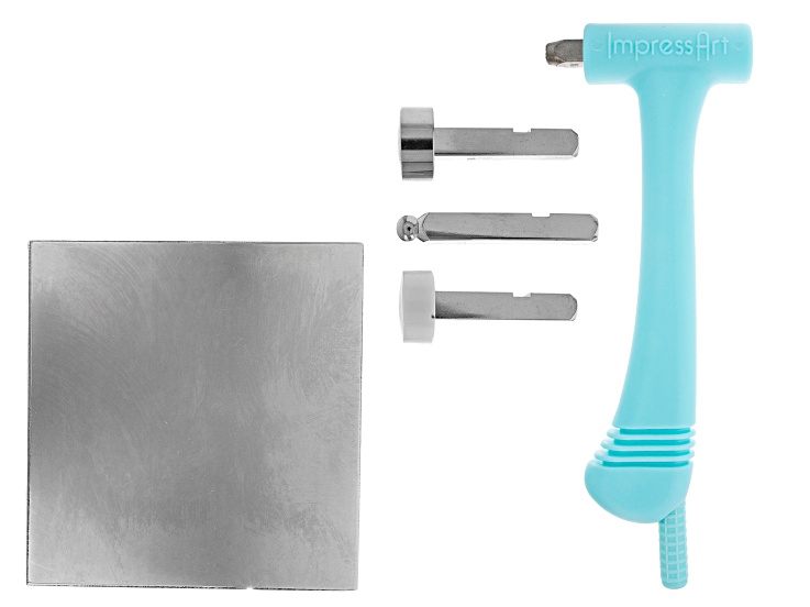 Impress Art® Multi-Function Hammer Kit with 4 Stamp Heads