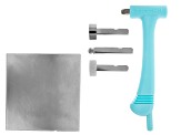 Impress Art® Multi-Function Hammer Kit with 4 Stamp Heads and 4x4" Steel Stamping Block