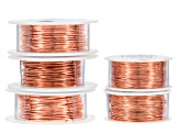Copper Wire and Half-Hard Copper Wire in Assorted Gauges Appx 300ft Total