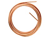 Bare Copper Round and Half Round Wire Set of 7 appx 472 Feet Total