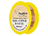 Bare Copper Round and Half Round Wire Set of 7 appx 472 Feet Total